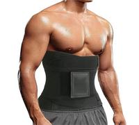 Ceinture Lestée Musculation Ceinture de sudation ajustable for le maintien du dos, ceinture de sudation for l'entraînement et les séances d'entraînement, stimulateur de transpiration(S)