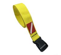 Ceinture Lestée Nylon pour robuste pour Plongée Libre 5cm Ceinture | pour dégagement pour rapide, boucle , sécurité , ajustement pour facile, plongée libre(1.3 Meters Yellow)