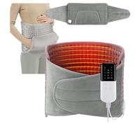 Ceinture Lombaire Chauffante, Coussin Chauffant, 125 x 30 cm Ceinture Chauffante, 4 Réglages de Minuterie, 10 Température Couverture électrique Pour le dos, le Ventre et la Taille, Chauffage Rapide