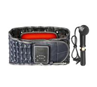 Ceinture Lombaire Chauffante sans Fil avec Décompression et Traction Gonflable, Coussin Chauffant, Batterie Rechargeable 4000 mAh, Taille Unique 29 à 49 Pouces
