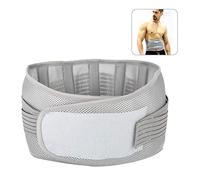 Ceinture Lombaire de Maintien pour le Bas du Dos, Soulagement de la Douleur Dorsale, Double-ajustement Ceinture de Soutien Ceinture Elastique pour les Hommes Femme(L)