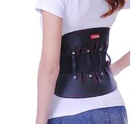 Ceinture Lombaire en Cuir, Soutien du Bas du Dos - for Hommes Et Femmes, Traitement des Hernies Discales Et Soulagement De La Douleur, Travail/Gym (Size : S)