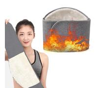 Ceinture Lombaire en Peluche Femme Ceinture Protection Lombaire Chaud Hiver Ceinture Lombaire en Flanelle Hiver Polaire Chaude Ceinture Élastique Rénale Chauffante Ceinture Ceinture Hiver Anti-Froid