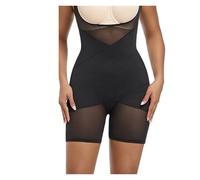 Ceinture Lombaire Femme Body Gainant léger for Femme, Gaine Amincissante, sous-vêtement Fin et Respirant(Black 803,S)