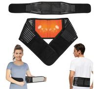 Ceinture lombaire magnétique en tourmaline pour soulager les douleurs dans le bas du dos avec 20 aimants, auto-chauffante et apaisante, soulagement de la hernie discale, sciatique (taille M)