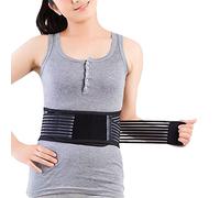 Ceinture lombaire magnétique en tourmaline pour soulager les douleurs dans le bas du dos avec 20 aimants, auto-chauffante et apaisante, soulagement de la hernie discale, sciatique (taille L)