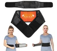 Ceinture lombaire magnétique en tourmaline pour soulager les douleurs dans le bas du dos avec 20 aimants, auto-chauffante et apaisante, soulagement de la hernie discale, sciatique (taille L)