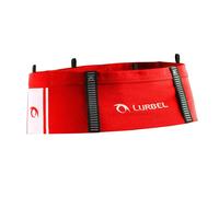 LURBEL Loop Two, ceinture de porteur, ceinture de trail, ceinture porte-bâtons, ajustement optimal, unisexe (rouge/blanc, 4)