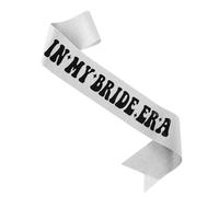Ceinture Mariée, Taille Libre Ceinture de la Future Mariée avec Épingle Écharpes pour Enterrement de Vie de Jeune Fille in My Bride Era Sash pour Cadeaux de Demoiselle d'Honneur de Mariage