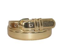 Ceinture métallique en cuir Ctm, de 2,85 cm, pour robe - Jaune - Medium