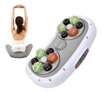 Ceinture Minceur Électrique Sans Fil - Masseur Abdominal avec 12 Têtes de Massage, Température Réglable 35-45°C, 3 Modes pour Abdominal, Dos, Cou