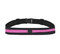 Ceinture multifonctionnelle sac de taille respirant dissimulé sac de rangement réglable ceinture de course sport taille, rose rouge, Taille unique