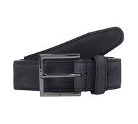 Tommy Hilfiger Ceinture Homme Hudson Nubuck 3,0 cm Cuir, Noir (Black), 105 cm