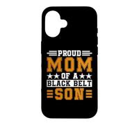 Ceinture Noire fière de karaté pour Fils, praticien d'arts Martiaux Coque pour iPhone 16