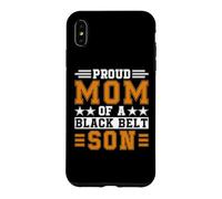 Ceinture Noire fière de karaté pour Fils, praticien d'arts Martiaux Coque pour iPhone XS Max