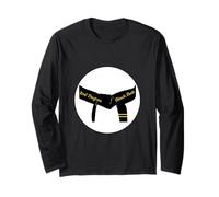 Ceinture Noire pour Arts Martiaux deuxième degré Manche Longue