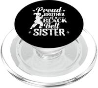 Ceinture Noire Proud Brother Sister PopSockets PopGrip pour MagSafe