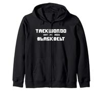 Ceinture noire vainqueur du Taekwondo Force Arts Martiaux Combat Libre Sweat à Capuche