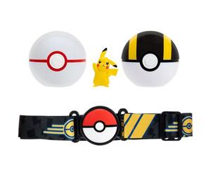 Ceinture Poké Ball - POKEMON - Clip'N Go Pikachu - 2 Poké Balls - figurine incluse