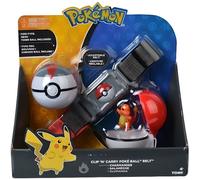 Ceinture POKEMON + POKEBALL + FIGURINE dresseur PIKACHU Sacha anime jouet enfant AVEC BOITE