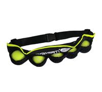 Ceinture porte-balle de tennis - Pochette pour balle d'entraînement de tennis 48 x 13 cm | Pochette de transport pour cinq balles de tennis pour la taille | Bande de balle de tennis pour contenir
