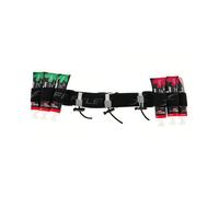 Ceinture porte dossard avec 6 portes gels Fitletic Noir TU