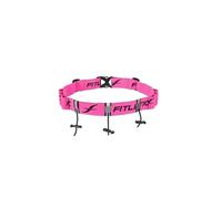 Ceinture porte dossard avec 6 portes gels Fitletic Rose TU