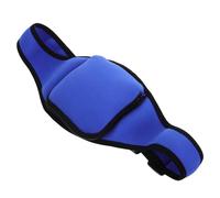 Ceinture Porte-Microphone en Néoprène Bleu avec Fermeture Éclair | Instructeurs de Fitness, Théâtre et Orateurs, Format Léger, Usage Outdoor, Running, Port Pratique