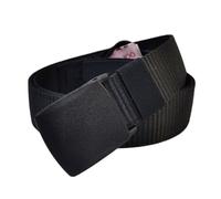 Ceinture porte-monnaie avec compartiment secret, ceinture de sécurité de voyage avec fermeture éclair, ceinture de taille réglable en nylon, ceinture anti-vol de voyage, Noir , Secret Compartment