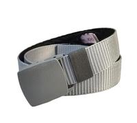 Ceinture porte-monnaie avec compartiment secret, ceinture de sécurité de voyage avec fermeture éclair, ceinture de taille réglable en nylon, ceinture anti-vol de voyage, gris, Secret Compartment Belts
