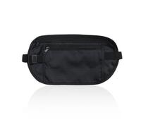 Ceinture porte-monnaie de voyage, sac banane antivol dissimulé sous les vêtements, sac banane avec blocage RFID pour argent, passeport, carte, téléphone portable, clés, Noir , Unisexe