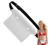 Ceinture Porte-Monnaie Imperméable - Banane Étanche Résistante à l'eau - Protection Sèche Adjustable pour Portefeuille Passeport et Valeurs Sécurisées