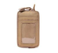 Ceinture, porte-monnaie, porte-monnaie, carte militaire, sac de rangement, forme rectangulaire, sac de téléphone, sac de transport militaire, sac de transport, kaki, Taille unique