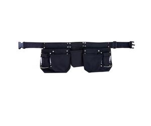 Ceinture porte outil cuir nylon 11 poches Denuziere