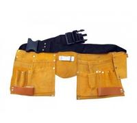 Ceinture porte outils en cuir 11 poches