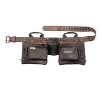 Ceinture porte-outils en cuir Apron - DEWALT - DWST50112-1 Marron avec poches noires G