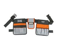 Ceinture porte-outils - FISCHER DAREX - Noir et Orange - Pratique - Robuste - Taille ajustable