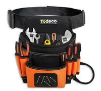 Ceinture porte-outils - TODECO - Modèle universel - Polyester 600D - Imperméable - Ceinture réglable