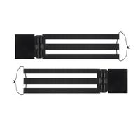 Ceinture porte-plaque, ceinture à fermeture rapide, système de fermeture rapide élastique, technologie de fixation avancée de boucles à crochets, soutien fiable de qualité militaire pour, Noir , Siehe