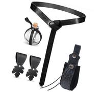 Ceinture portefeuille médiévale avec porte-monnaie, jupe pour randonnée, costume médiéval pour adulte, bal masqué, fête, déguisement, décoration de taille, Noir