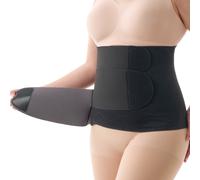 Ceinture post-partum Momcozy - Confort et maintien optimal du ventre | Hauteur: Standard | Couleur: Noir | Taille: 2XL