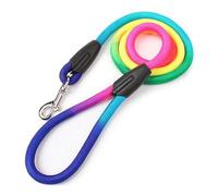 Ceinture pour chien, qualité confortable à utiliser, design coloré, longueur réglable, bon pour la marche et le dressage, laisse durable (L)