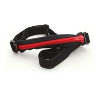 Ceinture pour enfants Spibelt : ceinture qui tient en place avec trou pour pompe à insuline, appareils médicaux ou casque pour enfants actifs., mixte, Black with Red Zipper