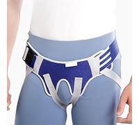 Ceinture pour Hernie Inguinale pour Hommes et Femmes avec 2 Paires de Coussinets de Compression Amovibles, Adaptées aux Ceinture Hernie Inguinale Unilatérales/Bilatérales, Réglables(Small)
