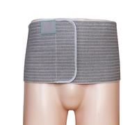 Ceinture pour Hernie Ombilicale pour Hommes et Femmes avec Coussinet de Compression, Ceinture Abdominale pour Hernies Nombril, Ventrale et Nombril(Gray,Medium)