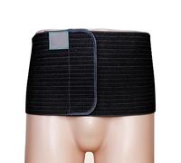 Ceinture pour Hernie Ombilicale pour Hommes et Femmes avec Coussinet de Compression, Ceinture Abdominale pour Hernies Nombril, Ventrale et Nombril(Black,Large)