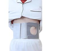 Ceinture pour Hernie Ombilicale Réglable, Ceinture de Stomie pour Hommes et Femmes, Ceintures de Hernie Ombilicale, peut Être Collée Ceintures Abdominale(L)