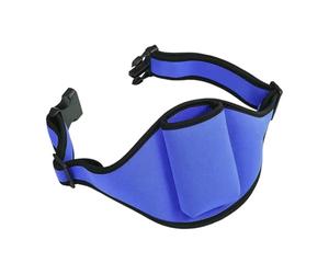 Ceinture pour microphone - Sac banane sans fil de 25 cm pour microphone, transporteur résistant à la transpiration | Durabilité améliorée, stockage audio de fitness résistant, bleu, Consulte la