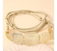 Ceinture pour robe de style marocain (1 pièce), taille ajustable, délicatement ajourée, idéale pour une mariée, un mariage, une soirée, ou comme accessoire de Saint-Valentin au quotidien. orAnimal,gra