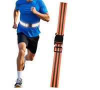 Ceinture réfléchissante - Ceinture élastique réglable de 116,7 cm - Ceinture de course de sécurité réfléchissante haute visibilité pour femme | Accessoires de jogging de nuit, cyclisme, équitation